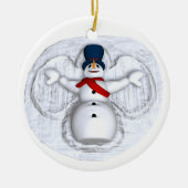 Snowman Snow Angel Ornament (Voorkant)