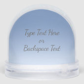 Snowman Snow Globe Personalized Winter Snowglobes Sneeuwbol (Achterkant)