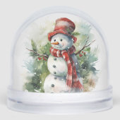 Snowman Snow Globe Sneeuwbol (Voorkant)
