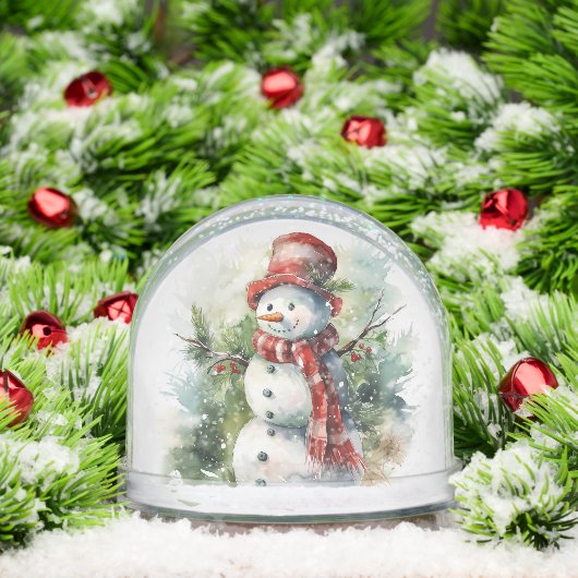 Snowman Snow Globe Sneeuwbol (Kerstmis)