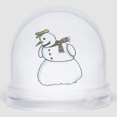 Snowman snow globe sneeuwbol (Achterkant)