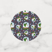 Snowman Snow Globes Confetti (Kleine voorkant)