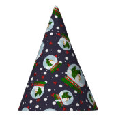 Snowman Snow Globes Feesthoedjes (Rechts)