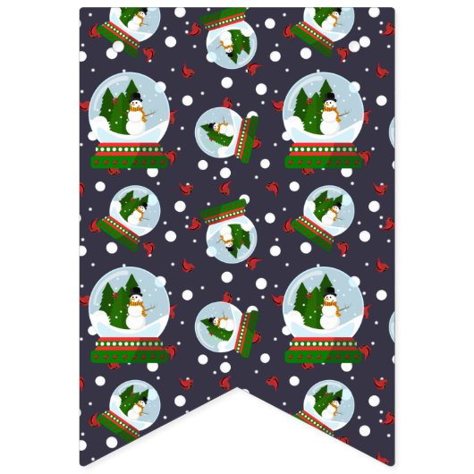 Snowman Snow Globes Vlaggetjes (Tweede vlag)