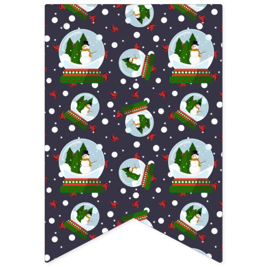 Snowman Snow Globes Vlaggetjes (Derde vlag)