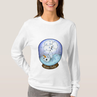 Snowman Snow Wereldbol Baby T-shirt
