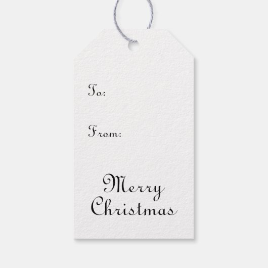 Snowman Snow Wereldbol Cadeaulabel (Achterkant)