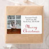 Snowman Snow Wereldbol Etiket (Insitu)