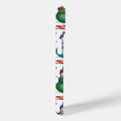 Snowman Snowflake Kerst iPhone / iPad case (Achterkant / Rechts)