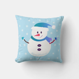 Snowman Snowflakes, met kerst Kussen