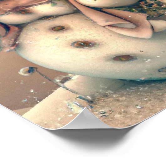 Snowman, Snowoman, Poster (Hoek)