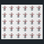 Snowman Soccer Christmas Santa Baseball Sport Cadeaupapier<br><div class="desc">Voetbal Sneeuwman Xmas,  Grappig football Sneeuwman,  Kerst 2025 Voetbal Design,  Sport thema vakantie,  Feestelijke voetballen,  Kerstmis voor football liefhebbers,  Kerst Sneeuwman Graphic,  Winter voetbal plezier,  Kerst voetbal humor,  Vakantie voetbal stijl</div>