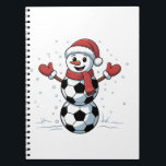 Snowman Soccer Christmas Santa Baseball Sport Notitieboek<br><div class="desc">Voetbal Sneeuwman Xmas,  Grappig football Sneeuwman,  Kerst 2025 Voetbal Design,  Sport thema vakantie,  Feestelijke voetballen,  Kerstmis voor football liefhebbers,  Kerst Sneeuwman Graphic,  Winter voetbal plezier,  Kerst voetbal humor,  Vakantie voetbal stijl</div>