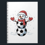 Snowman Soccer Christmas Santa Baseball Sport Notitieboek<br><div class="desc">Voetbal Sneeuwman Xmas,  Grappig football Sneeuwman,  Kerst 2025 Voetbal Design,  Sport thema vakantie,  Feestelijke voetballen,  Kerstmis voor football liefhebbers,  Kerst Sneeuwman Graphic,  Winter voetbal plezier,  Kerst voetbal humor,  Vakantie voetbal stijl</div>