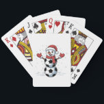 Snowman Soccer Christmas Santa Baseball Sport Pokerkaarten<br><div class="desc">Voetbal Sneeuwman Xmas,  Grappig football Sneeuwman,  Kerst 2025 Voetbal Design,  Sport thema vakantie,  Feestelijke voetballen,  Kerstmis voor football liefhebbers,  Kerst Sneeuwman Graphic,  Winter voetbal plezier,  Kerst voetbal humor,  Vakantie voetbal stijl</div>