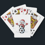 Snowman Soccer Christmas Santa Baseball Sport Pokerkaarten<br><div class="desc">Voetbal Sneeuwman Xmas,  Grappig football Sneeuwman,  Kerst 2025 Voetbal Design,  Sport thema vakantie,  Feestelijke voetballen,  Kerstmis voor football liefhebbers,  Kerst Sneeuwman Graphic,  Winter voetbal plezier,  Kerst voetbal humor,  Vakantie voetbal stijl</div>