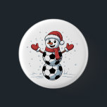 Snowman Soccer Christmas Santa Baseball Sport Ronde Button 3,2 Cm<br><div class="desc">Voetbal Sneeuwman Xmas,  Grappig football Sneeuwman,  Kerst 2025 Voetbal Design,  Sport thema vakantie,  Feestelijke voetballen,  Kerstmis voor football liefhebbers,  Kerst Sneeuwman Graphic,  Winter voetbal plezier,  Kerst voetbal humor,  Vakantie voetbal stijl</div>