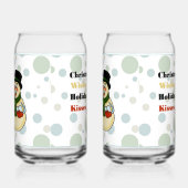 Snowman Soda Glass Blikvorm Glas (Links)