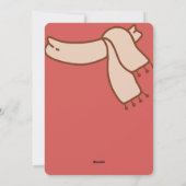 "Snowman Soiree" Nieuwjaarsgala uitnodigingen (Achterkant)