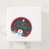 Snowman Soup-kerstcadeautje met warme chocolade Bedankjes Labels (In situ)