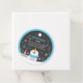 Snowman Soup-kerstcadeautje met warme chocolade Bedankjes Labels (In situ)