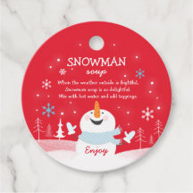 Snowman Soup-kerstcadeautje met warme chocolade