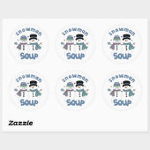 Snowman Soup Label (Vel)
