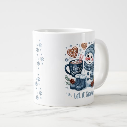 Snowman Specialty Mug Grote Koffiekop (Voorkant rechts)