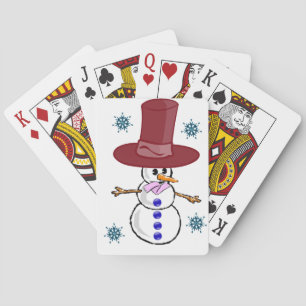 Snowman-speelkaartdeck Pokerkaarten