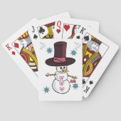 Snowman-speelkaartdeck Speelkaarten (Achterkant)