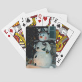 Snowman-speelkaarten Pokerkaarten (Achterkant)