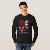 Snowman-spuit, geregistreerd voor liefde t-shirt (Voorkant volledig)
