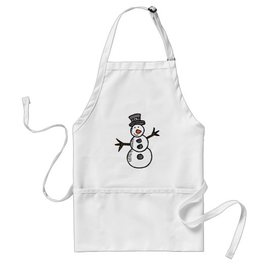 Snowman Standaard Schort (Voorkant)