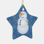 Snowman Star Family Holiday Ornament (Rechts)