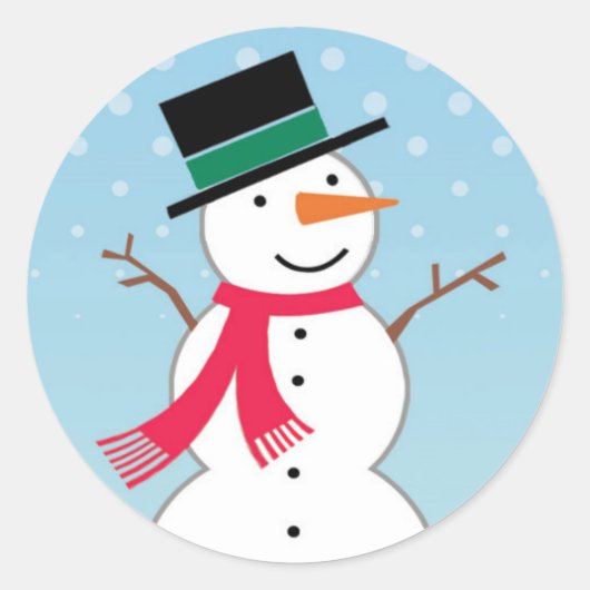 Snowman Sticker (Voorkant)