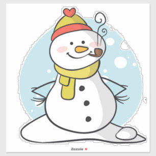 Snowman Sticker