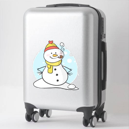 Snowman Sticker (Koffer)