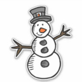 Snowman Sticker (Voorkant)