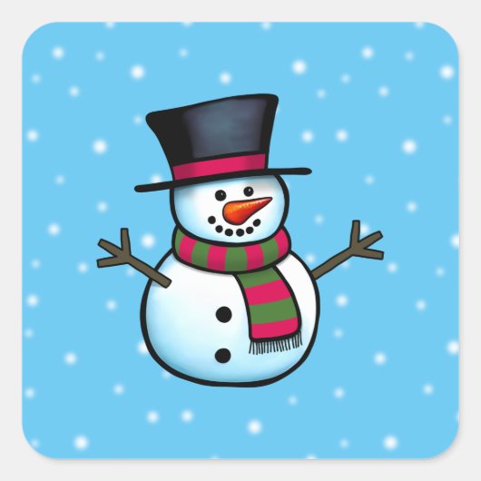 Snowman Sticker (Voorkant)