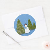 Snowman sticker  (Envelop)