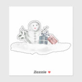 Snowman Sticker (Vel)