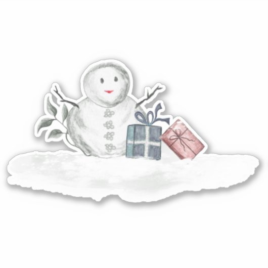 Snowman Sticker (Voorkant)