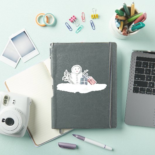 Snowman Sticker (iPad Cover)