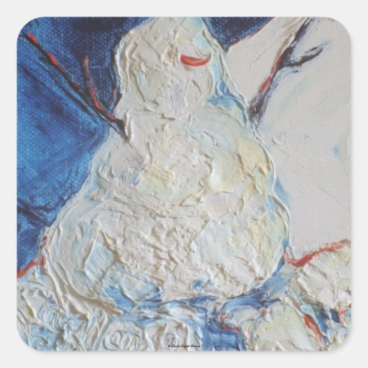 Snowman Sticker (Voorkant)
