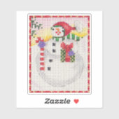 Snowman Sticker (Vel)