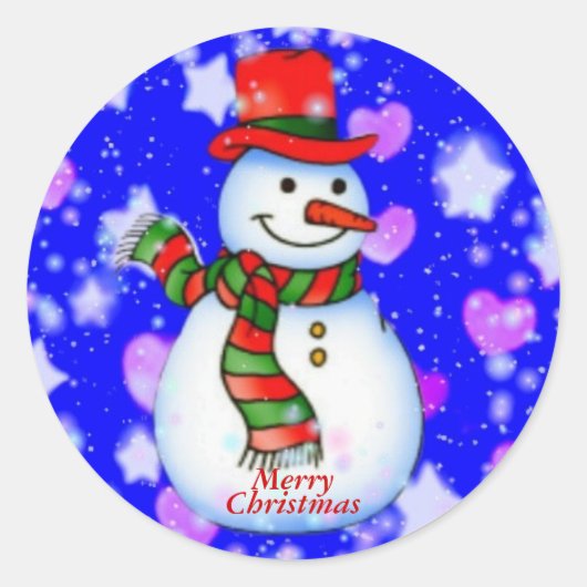 Snowman Sticker (Voorkant)