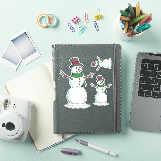 Snowman Sticker (iPad Cover)