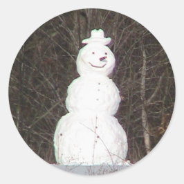 Snowman Sticker glimlachen