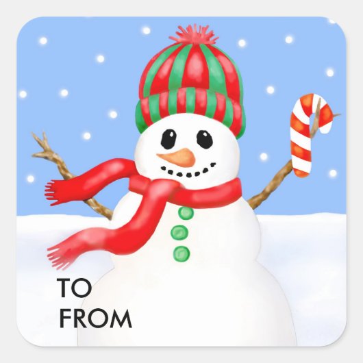 Snowman Stickers (Voorkant)