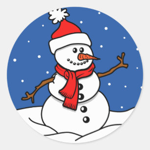 Snowman Stickers